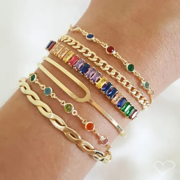Bracelete Laura Folheado a Ouro 18k - Image 2