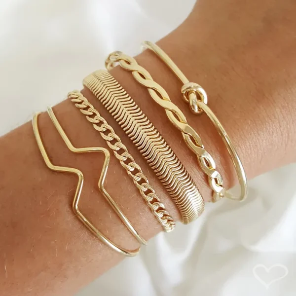 Bracelete Laura Folheado a Ouro 18k - Image 3