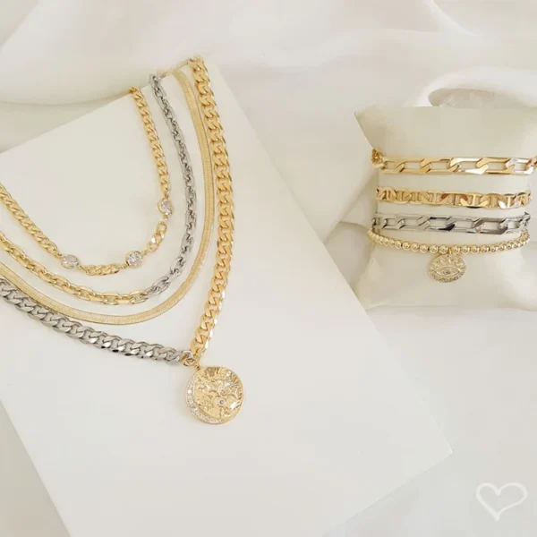 Pulseira Folheada a Ouro 18k Elos Luiza - Image 3