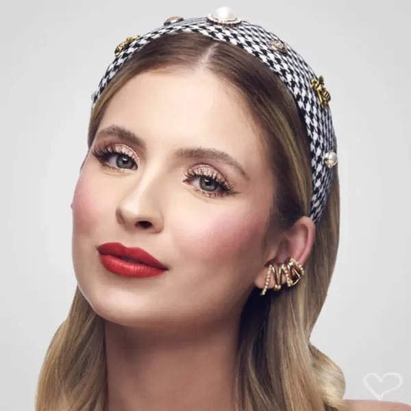 Brinco Ear Cuff Cris Pérolas Folheado a Ouro 18k