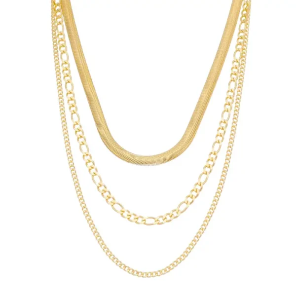 Mix de Colares Elis Folheada a Ouro 18k