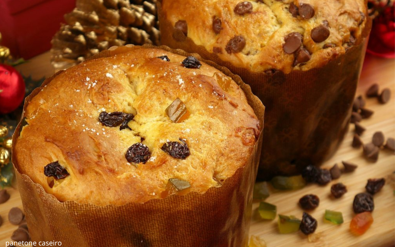 Faça esse panetone caseiro em 3 passos e surpreenda todo mundo