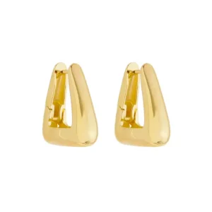 Brinco Argola Triangular