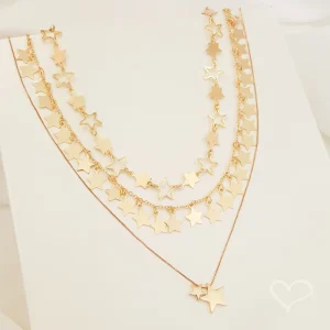 Choker Sirius Folheada a Ouro 18k