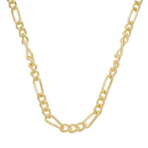 Colar Elos Karen Folheado a Ouro 18k
